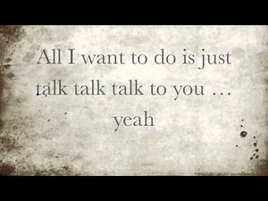 Darren Hayes Talk Talk Talk with Lyrics