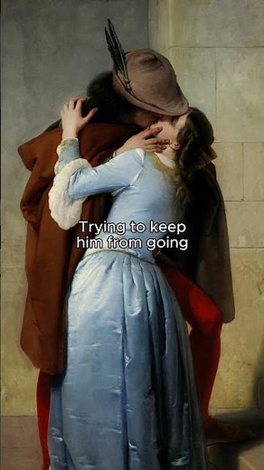 The Kiss by Francesco Hayez (1859) #art #painting #history