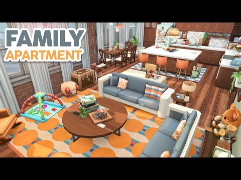 Big Family Apartment // The Sims 4 Speed Build: Apartment Renovation