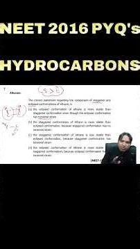 The correct statement regarding the comparison of staggered and eclipsed conformations of ethane