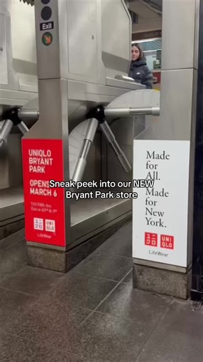 Grand Opening of UNIQLO's New Bryant Park Store