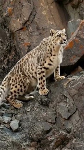 Schneeleopard in freier Wildnis – seltenes Wildlife Video 🐆❄️