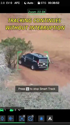 Smart object tracking is built into the Matrice 4D System