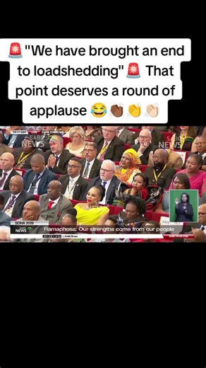 Loadshedding is no more..the President said the government has built a more dynamic and resilient energy system. Investment in ports, raillines, passenger rail system, newly locally made trains✅, investment in roads,bridges,dams and sollar farms. #breakingnews #politics #sona2026 #capetown #southafrica