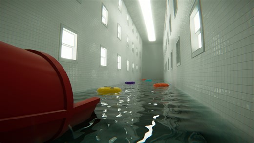 探索寂静而不安的白色池核空间【pools】全流程