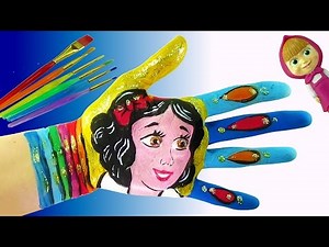 Learning Colors Video for Children Body Painting | Learn Colors with Body Paint for Kids