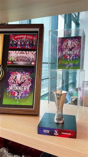 Crystal Palace Champions Memorabilia Set | Trophy, Medals & Photo Frame