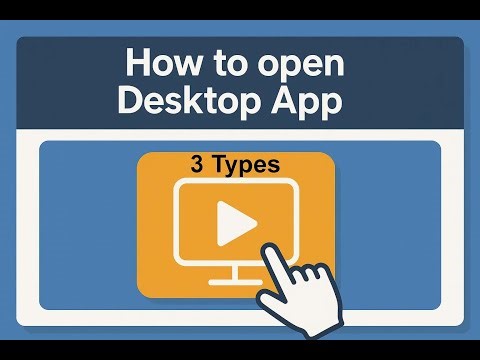 How to open Desktop App Total 3 Types