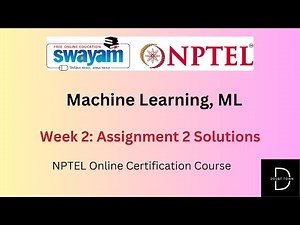 Machine Learning, ML Week 2 Assignment Answers ||Jan 2024|| NPTEL