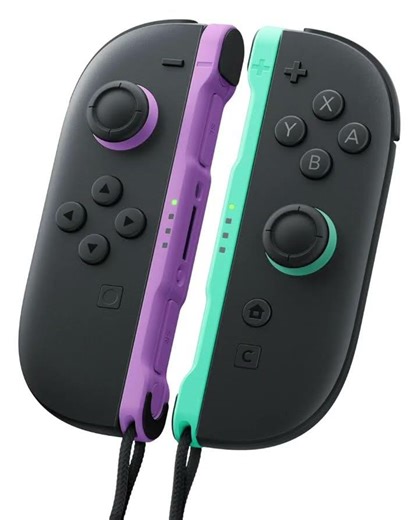 SLevel up your gameplay with the vibrant Nintendo Joy-Con 2 (L)/(R) Light Purple/Light Green 🎮✨