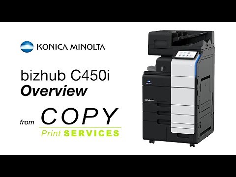 Konica Minolta bizhub C450i - Quick Intro