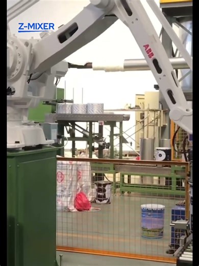 Auto Chemical Liquid Filling Line#ZMixer #ChemicalPackaging #AutomaticFillingLine #PailFilling#Paint