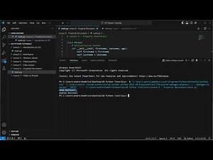 Property Decorators (OO Python Tutorials)