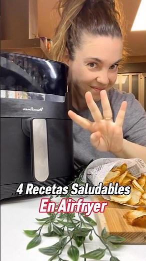 4 recetas saludables en airfryer