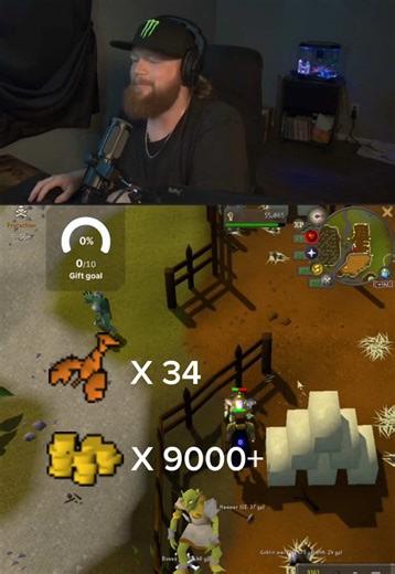 Found 34 Lobsters & 9000 Coins in One Goblin Kill! #oldschoolrunescape #osrs #gamingclips #runescape #gamer