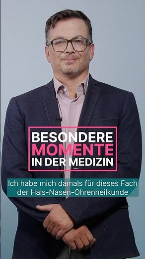 Deshalb bin ich HNO-Arzt geworden? Besondere Momente | Asklepios #shorts