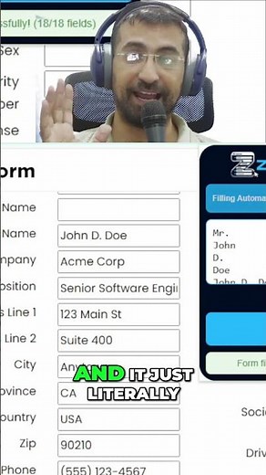 AI Auto-Fills Forms Instantly! #shorts