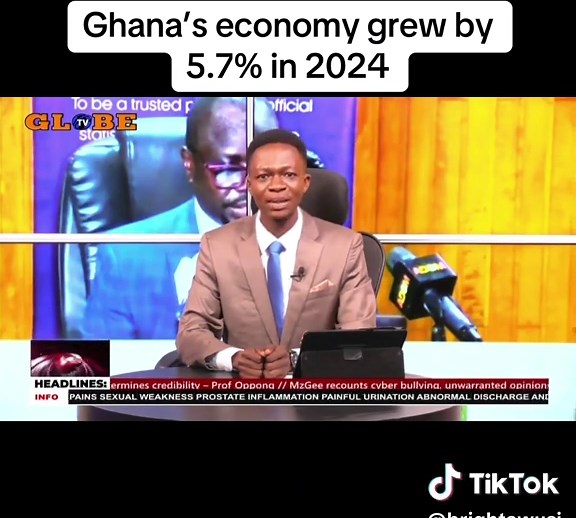 Ghana's Economy Surges by 5.7% in 2024