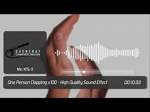 One Person Clapping Layered 100 Times | Funny Sound Effect