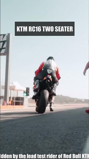 MotoGP 2 Seater Bike #ktm RC16 with passenger