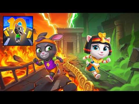 Talking Tom Gold Run Events: Lava Escape Vs Relic Rush | Skater Becca Vs Cleo Angela