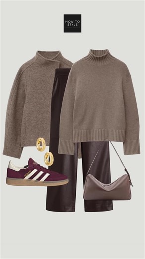 HOW TO STYLE | Digital Stylist & Personal Shopper on Instagram: "10 OUTFITS WITH SOMETHING BROWN🤎 Comment SHOP below - followers will automatically receive a dm with links to shop this look ⬇️ https://liketk.it/5DLCI Links also available at the link in bio or in my December highlights 🫶🏼 #outfitinspiration #everydaystyle #brownaesthetic #winterstyle #winterfashion"