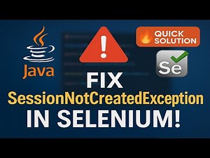 How To Resolve org.openqa.selenium.SessionNotCreatedException in Selenium Webdriver #21
