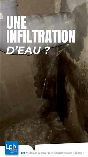 Stopper, arrêter toutes fuites, infiltrations d'eau même sous pression avec le ciment IMPERPROMPT
