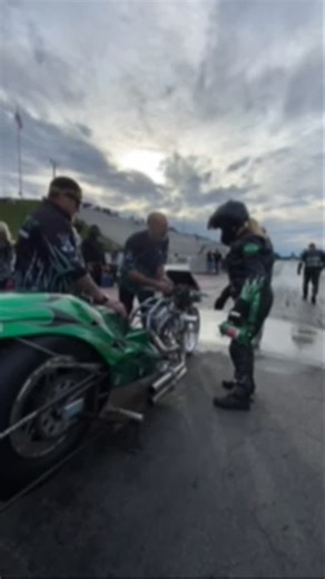 Heading to the finals vs Michael Blair. BAM has Best PFH - ET, MPH and Best reaction time of this event. Lets finish this (Jimmy McMillan Video) #badappleracing #profuelharley #teambadapple #bam #worldfinals #rockinghamdragway #amra #rebellite #victoryfuel #vansonleathers #fairviewtavernasheville | Bad Apple Racing - Nitro Harleys