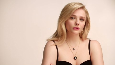 Chloë Grace Moretz Wore a Cinderella-Blue Gown and Veil to Marry Kate Harrison