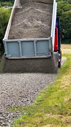 Watch This Dump Truck Transform a Road in SECONDS! You Won’t Believe How It Works 🚚