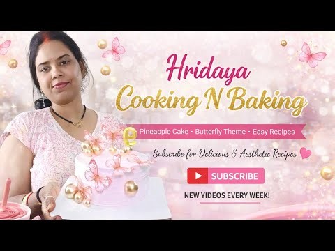 Beautiful Pineapple Butterfly Cake 🎂 | Easy Birthday Cake Decoration Ideas