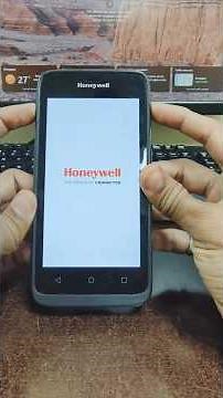 Honeywell Android scanner stuck at logo on restart.