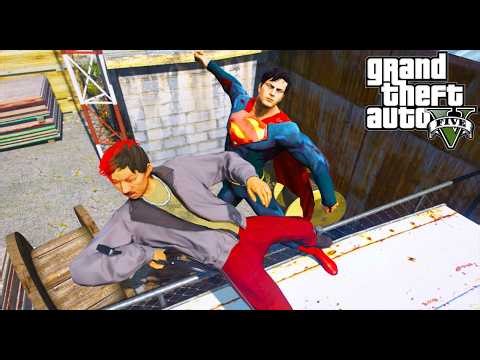 SUPERMAN SAVE LOIS LANE | GTAV SUPERMAN MOD