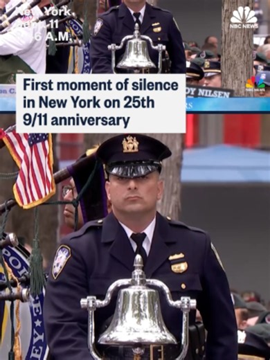 People across the country, including former Presidents Barack Obama, Joe Biden and George W. Bush, paused for a moment of silence to honor the first responders and people killed in the 9/11 attacks.