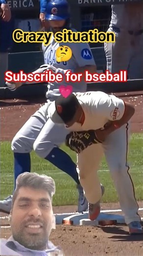 It is very crazy situation 🤔 #baseball #mlb #shortvideo #ballsports #usa