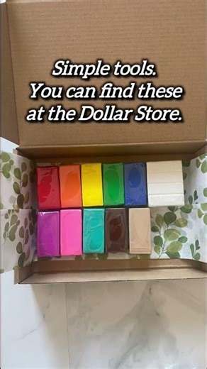 Clay basics I actually use-minimal ￼tools, simple supplies & lots of fun #polymerclay #craft