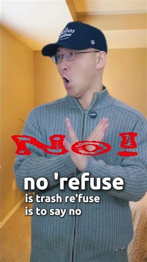 ST162｜‘Refuse vs Re’fuse (Same Word, Different Meaning)