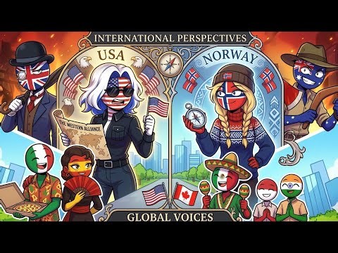 Country humans America animation