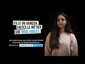 👷‍♀️👷 Fille ou garçon, faites le métier que vous voulez
