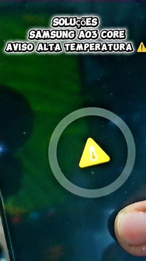 aviso de alta temperatura ⚠️ Samsung A03 core( possíveis causadores e soluções )A03 high temperature