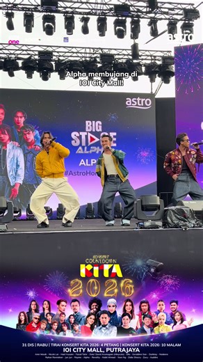 Konsert Countdown KITA 2026 di IOI City Mall