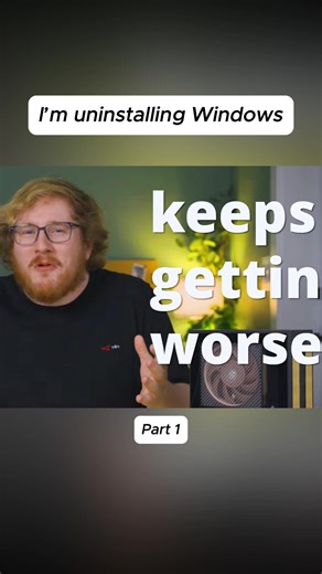 I’m uninstalling Windows
