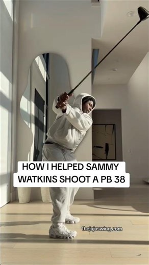 How We Got Sammy Watkins To Break 40 - The Juju Swing™️ #golf #golfswing #thejujuswing