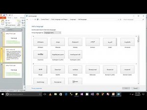 የ ዊንደውስ 7፣ 8 እና 10 ግእዝ Enable ማድረግ / Enabling Geez in windows 7,8 and 10