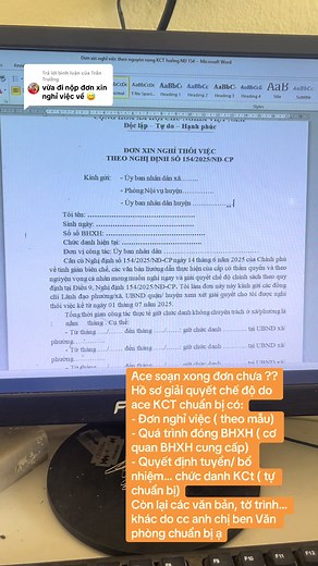 Hướng dẫn làm đơn xin nghỉ việc theo Nghị định 154/2025