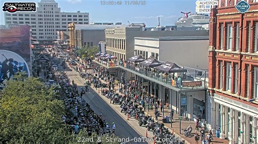 Hear the rumbling? It's the Lone Star Rally happening in Galveston. Here's a view of the Strand from our partners at Saltwater-Recon.com! https://www.khou.com/article/news/local/galvestons-lone-star-rally-2025/285-fdded9ed-d83d-48d9-a590-ed434300487f | KHOU 11 News