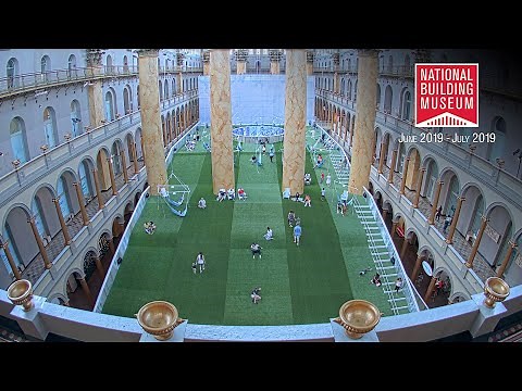 National Building Museum: Lawn Construction Time-Lapse