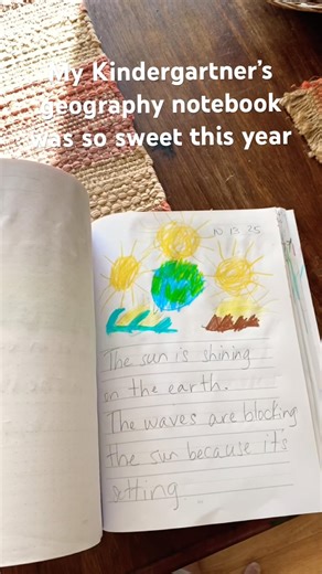 Notebooking was a hit this year!🗺️🧭 #charlottemasonhomeschool