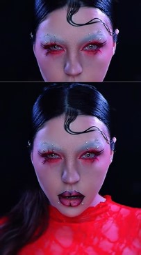 Spellbinding ABRACADABRA Makeup: An Avant-Garde Transformation Step by Step